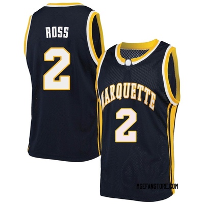 Men's Chase Ross Marquette Golden Eagles Replica Original Retro Brand Basketball Jersey - Navy