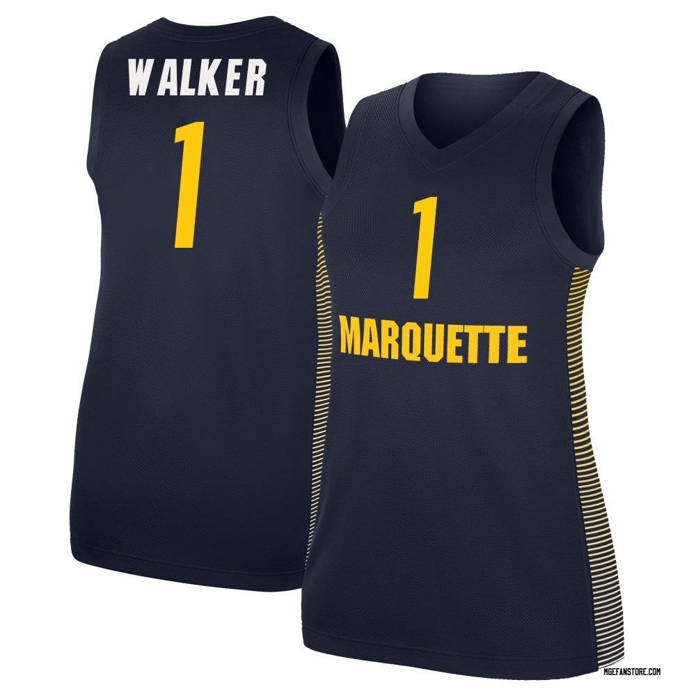 Women's Nash Walker Marquette Golden Eagles Replica Basketball Jersey - Navy